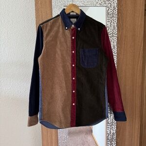 Men's J.CREW corduroy button-down shirt, small